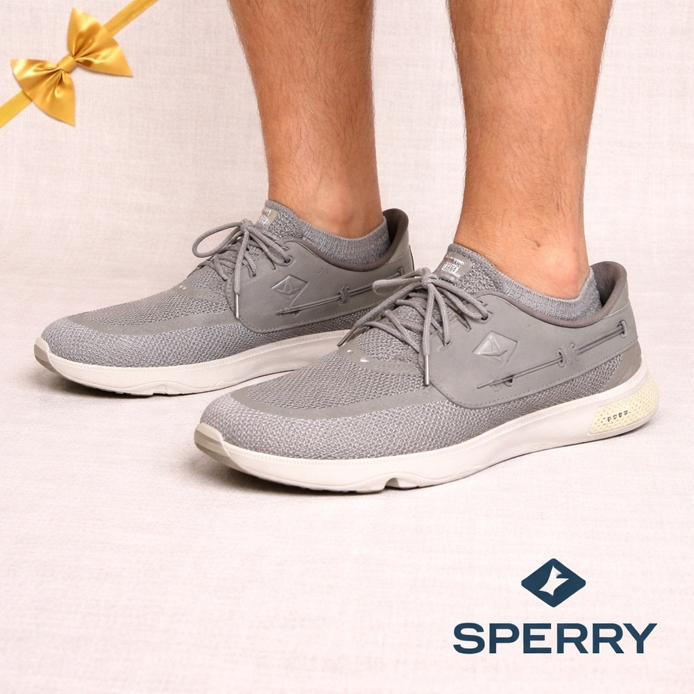 Sperry Boat Shoes Mesh Gray Size 11M